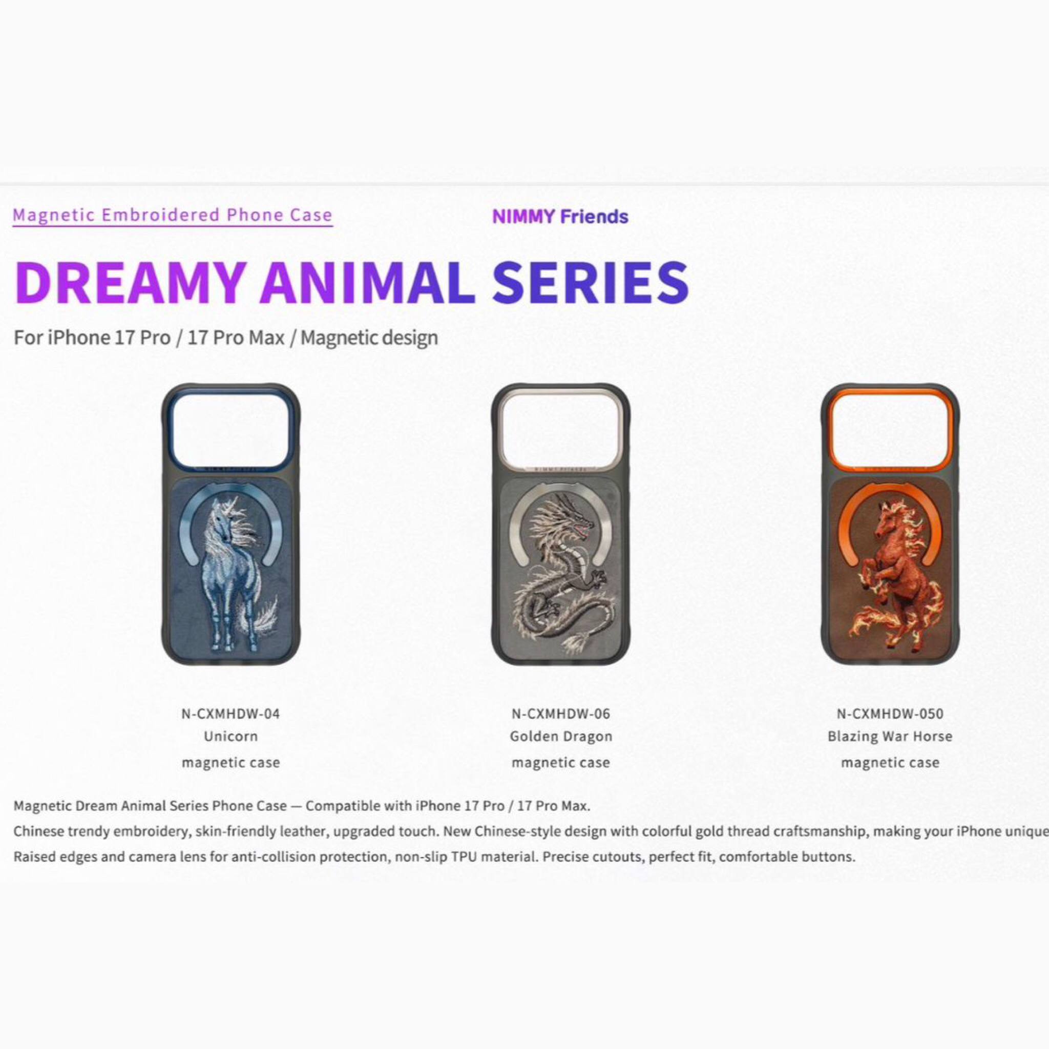 قاب نیمی Nimmy Dreamy Animal 2 Series آیفون سری 17